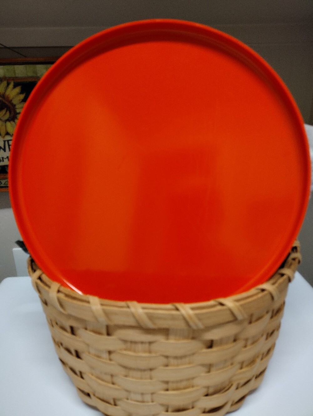 Mid-Century Style Vibrant Melamine Serving Tray